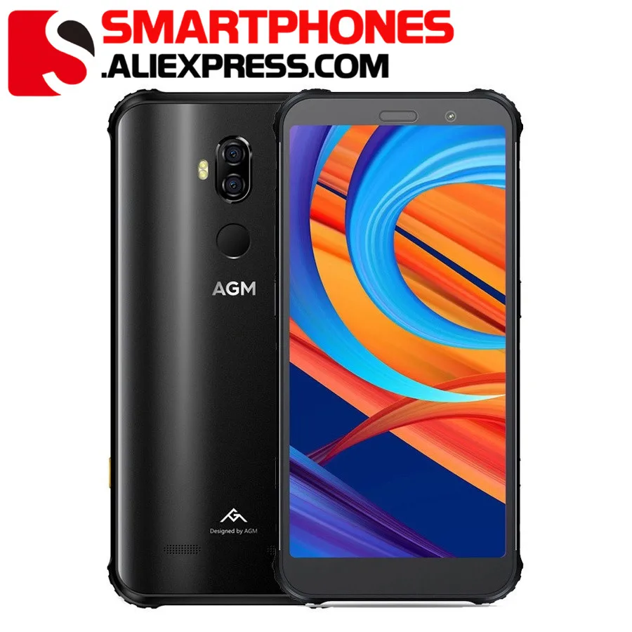 AGM X3 смартфон с 5 99 дюймовым дисплеем восьмиядерным процессором Android 8 1 ОЗУ Гб ПЗУ