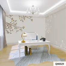 Пользовательские 3D печать DIY ткань и текстильные обои для стен матовый шелк для гостиной цветы настенные фрески настольные, декор дома Топ