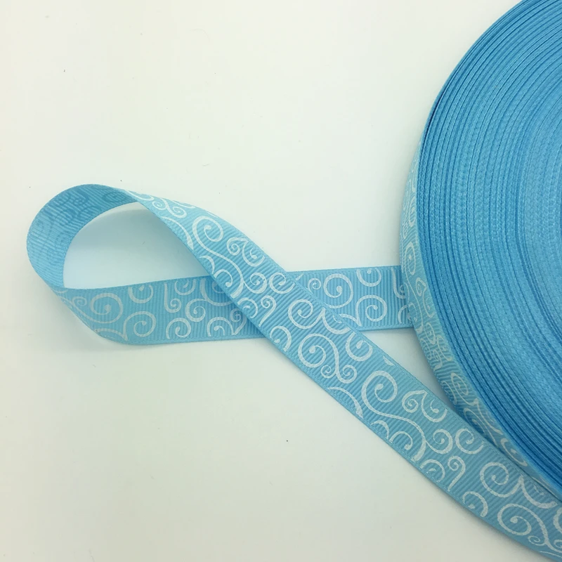 Free Shipping 5 Yards 3/4'' 20mm Wide Printed Grosgrain Ribbon Hair Bow/Christmas/wedding DIY Sewing #AD12 | Дом и сад