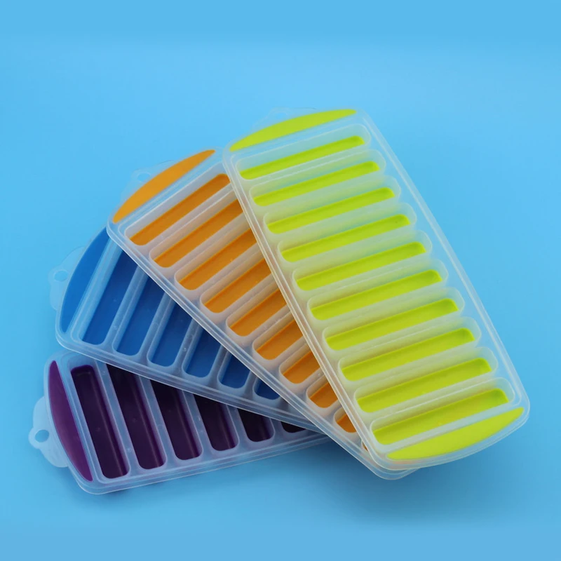 

10cells Ice Cube Tray Moulds finger shaped ice Makers molds Party Kitchen DIY Ice Cream Ice-making Box Easy to demould LIXYMO