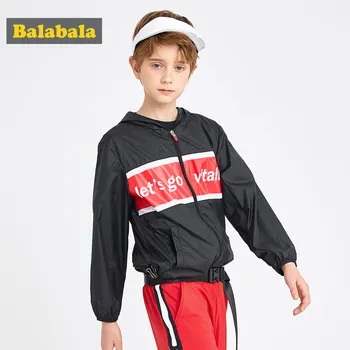 

Balabala Children clothes children jacket boy sun protection clothing summer 2019 new big boys jackets top tide thin