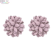 JUJIa, новинка, 19 цветов, женские массивные серьги в виде цветка rebbon, Модные Винтажные серьги-гвоздики в виде цветка для женщин