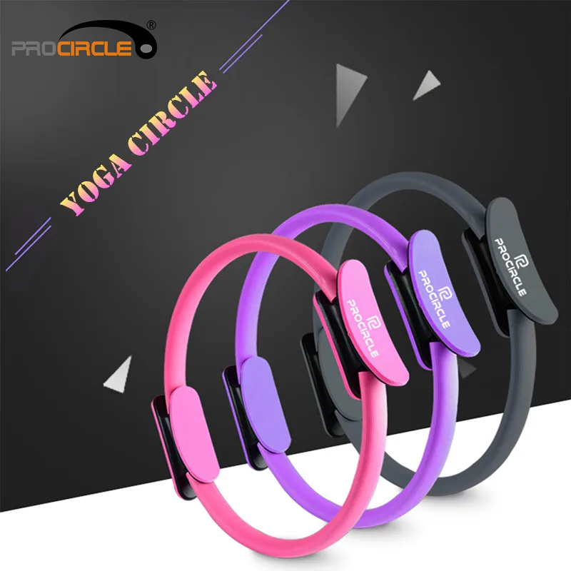 ① ProCircle Профессиональный Фитнес Йога Круги Пилатес Кольцо Йога Колесо Прочный 3 Цвета ①