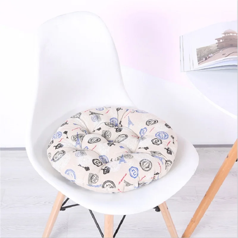 Coarse cotton seat cushion thick chair cushion sofa back office cushion pillow Home chair leisure Round upholstered living room Coarse cotton seat cushion thick chair cushion sofa back office cushion pillow Home chair leisure Round upholstered living room