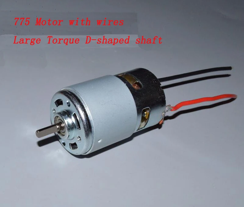 775 Motor Fishing Bait Boats Motor with Large Thrust D Shaped Shaft