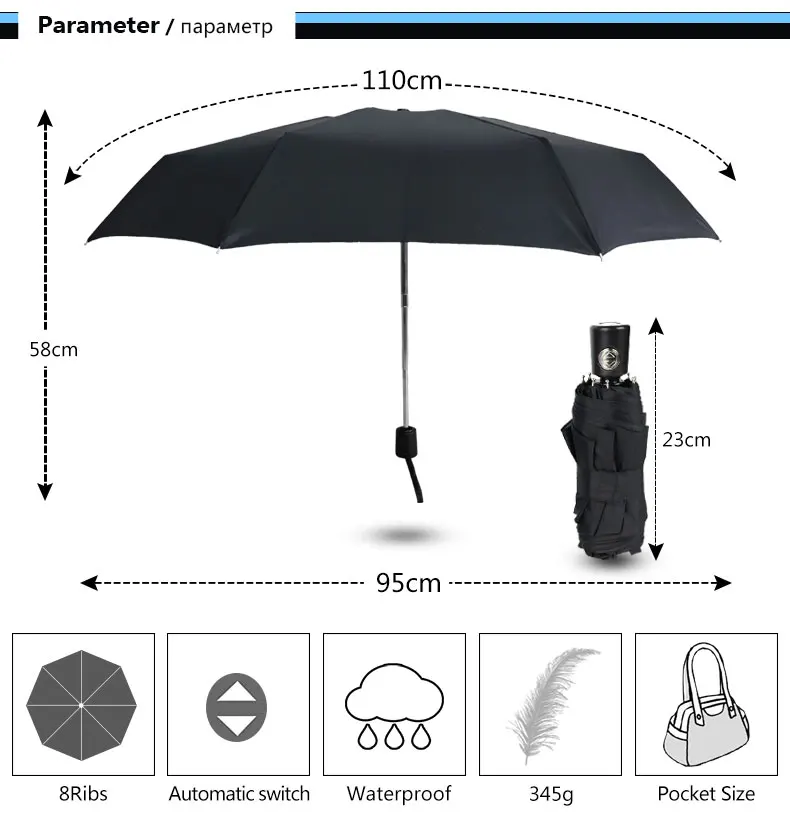 Мини автоматический зонт от дождя для женщин 5 складной модный Зонт от дождя для женщин ультралегкий УФ-зонтик для путешествий на открытом воздухе для детей и мужчин