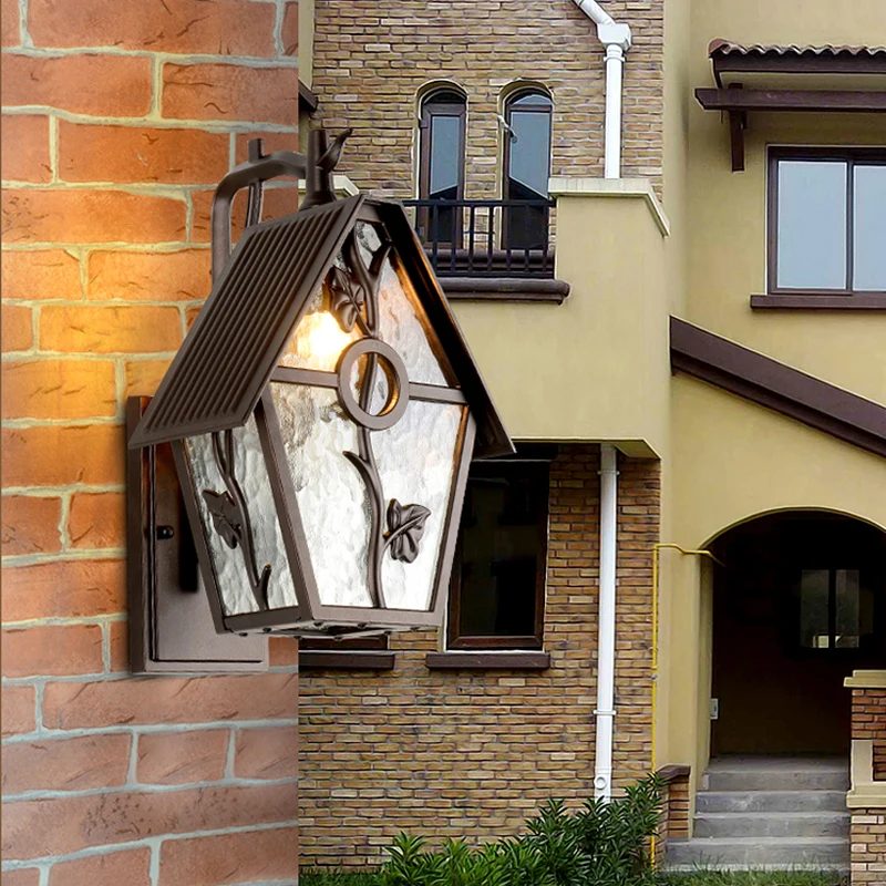 

Country Style Villa Courtyard Outdoor Wall Lamps Garden Coffeeshop Lights Balcony Lamps Outdoor Wall Light Waterproof Lighting