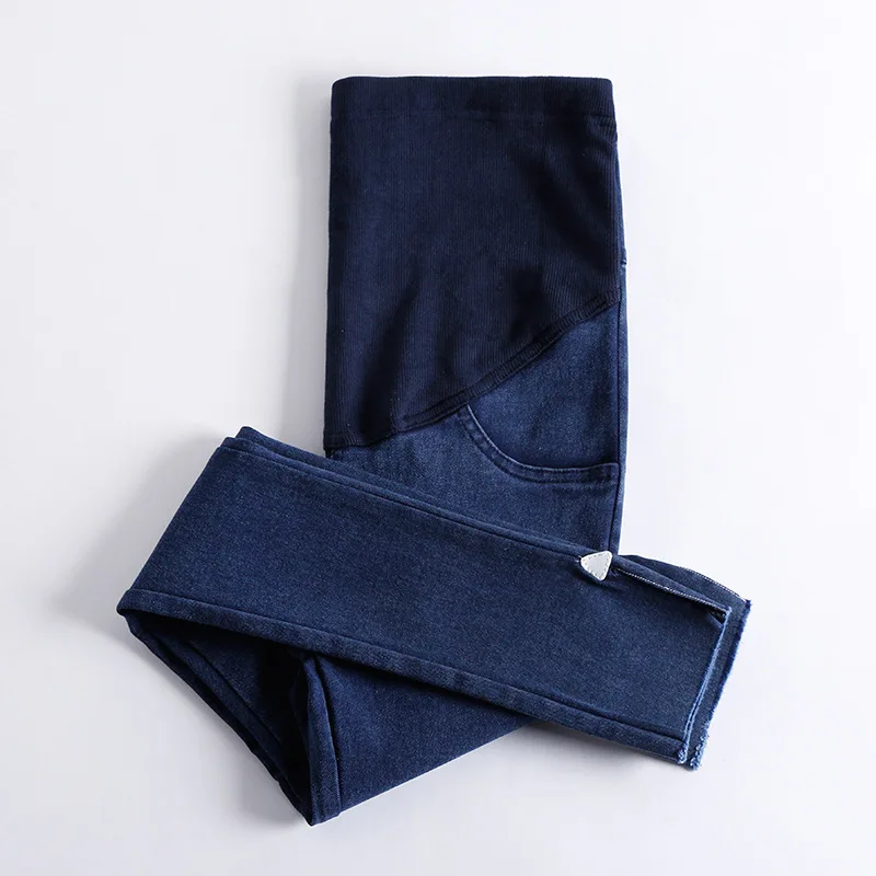 

High Stretch Jeans Pants For Pregnant Women Clothing Maternity Clothes pants Denim Prop Belly Pregnancy Trousers Leggings Heart