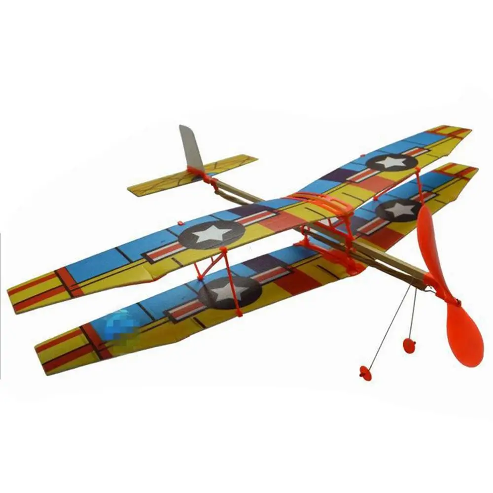 2020 New Arrival Hot Sale Simple Elastic Rubber Band Powered DIY Foam Plane Model Kit Aircraft Educational Toy | Игрушки и хобби