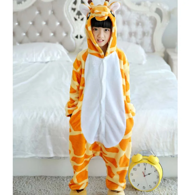 

Giraffe Blanket Overalls Jumpsuit Kids Pijama Children Animal Cosplay Costume Kigurumi Onesie Blanket Sleepers Pajamas Hooded