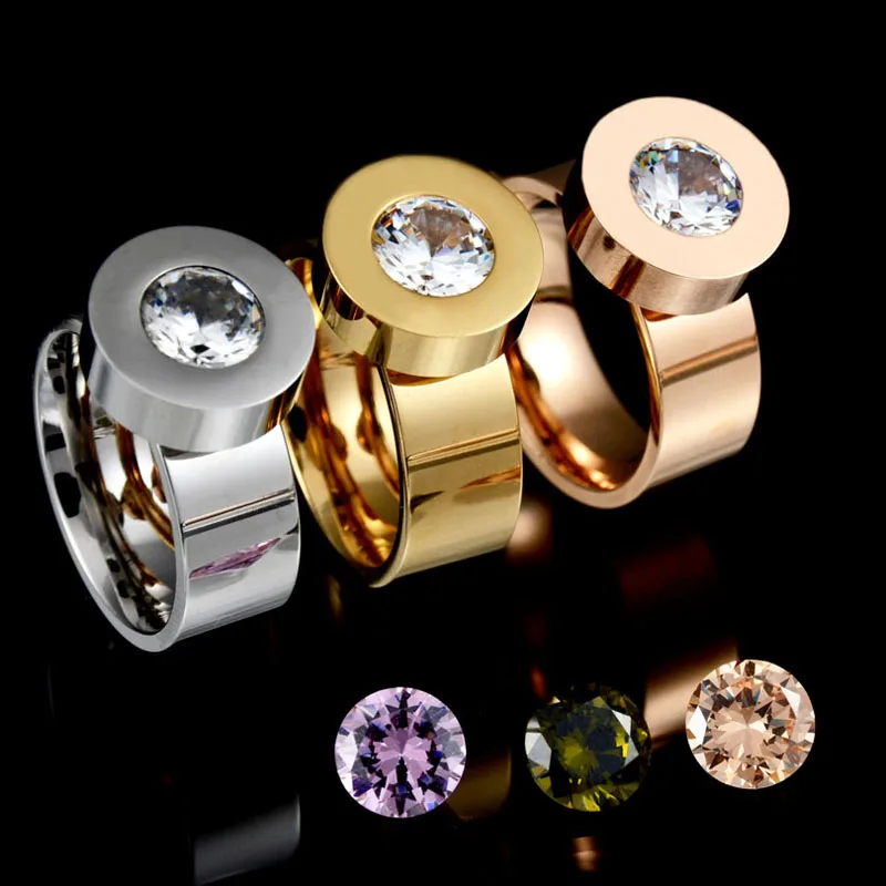Ювелирный Комплект из колье браслета и кольца нержавеющей стали|stainless steel jewelry