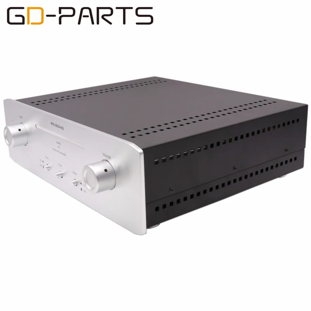 Stereo Vintage Tube Preamplifier Hifi Audio 12AX7 6Z4 6X4 Preamp Replica Marantz 7 Circuit 4 Channel Input Aluminum Iron Chassis