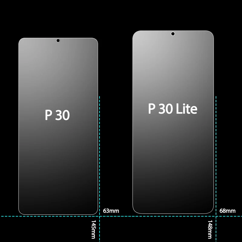 3 шт. закаленное стекло для Huawei P30 Lite Защитное экрана 9H 2.5D телефона стекло|Защитные