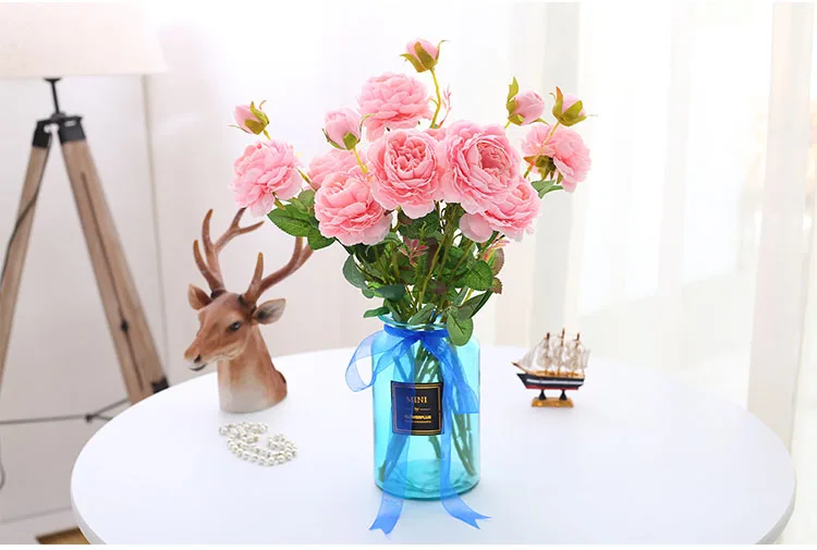 silk peonies artificial flower (6)