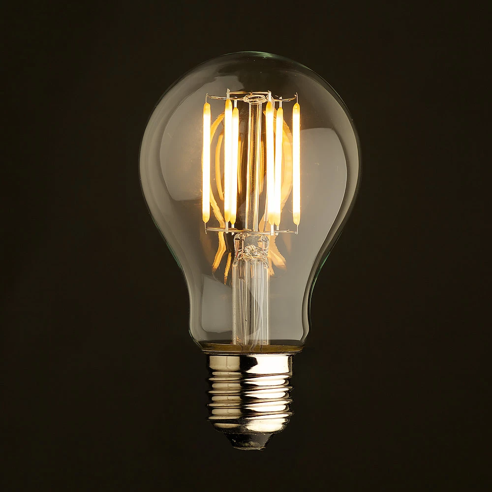 Vintage Led Filament Bulb A19 6w 4w Light Medium E27 Vintage Led Filament Bulb A19 6w 4w Light Medium E27 Base Frosted Edison 60w Equivalent 120vac In Bulbs S From Lights