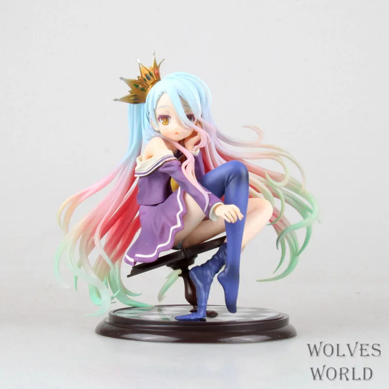 

Anime No Game No Life 1/8 scale Siro Shiro cute dolls Garage Kit Brinquedos Action Figure Toys