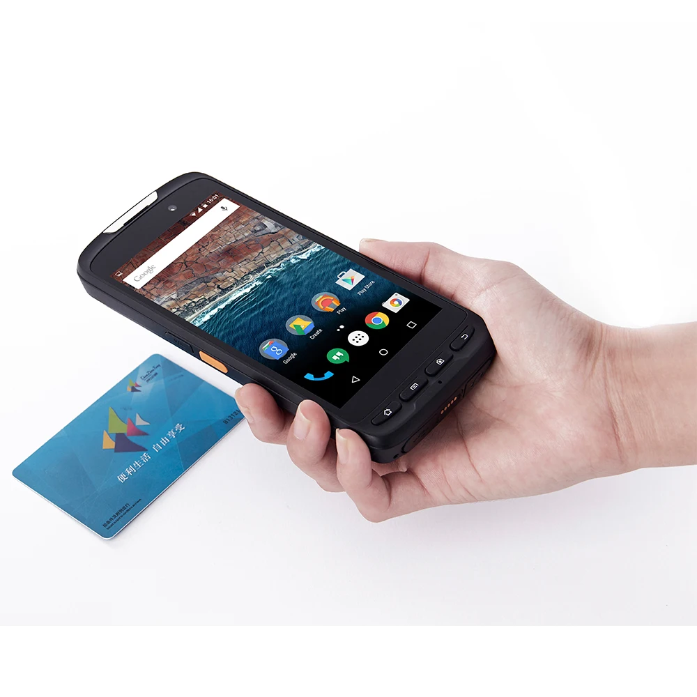 5 بوصة وعرة PDA الروبوت 8.1 هانيويل/زيبرا 1D 2D الباركود ماسحة NXP NFC 13.56 M شحن SDK يده البيانات جامع محطة