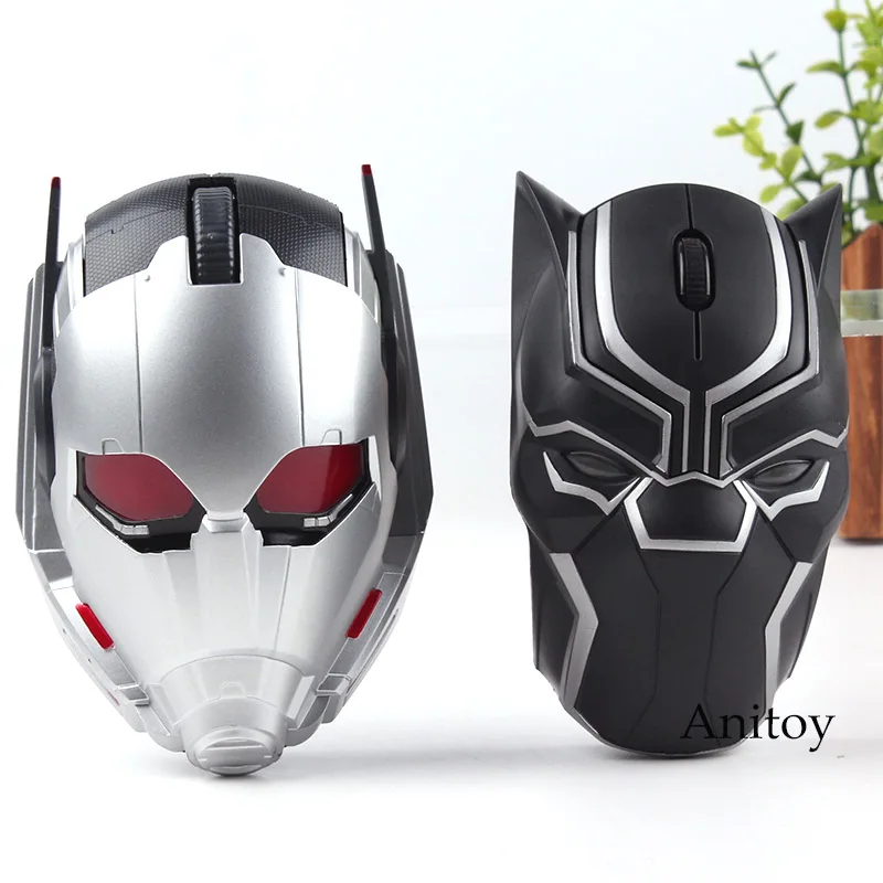 

Original Marvel Toys Avengers Civil War Ant-Man Ant Man Black Panther Bluetooth Wireless Mouse Mouse Gaming LED Compuer Mouse