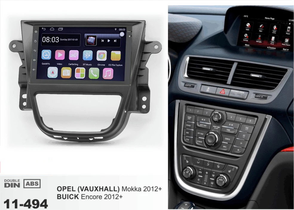 Multimedia Player for opel mokka FOR Buick Encore Vauxhall 2Din 7