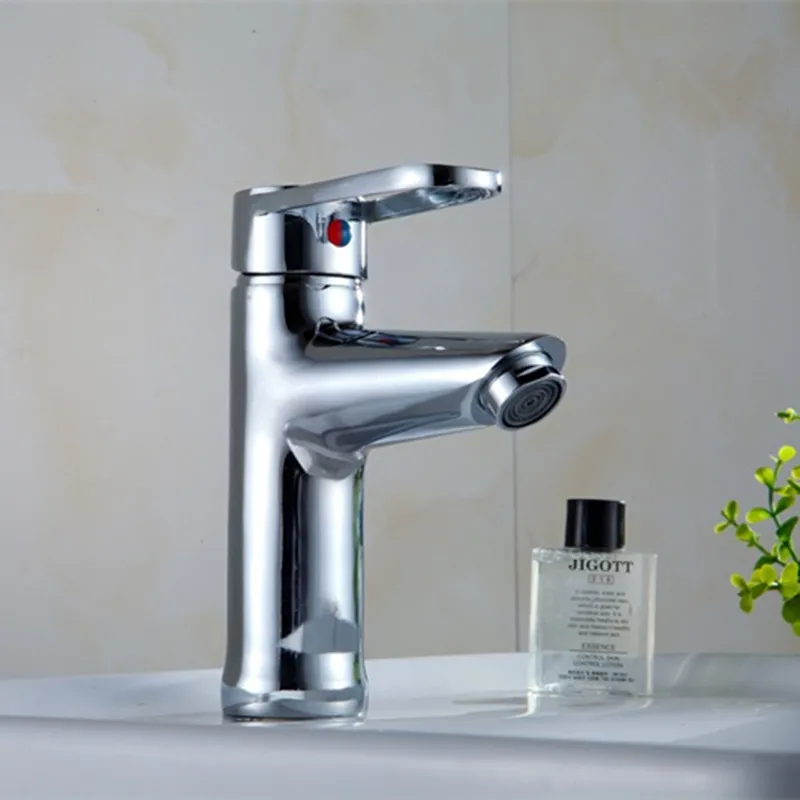 Free shipping deck mounted zinc alloy bathroom basin sink mixer tap