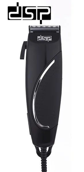 DSP E-90031, профессиональная электрическая машинка для стрижки волос, титановое стальное лезвие, триммер для волос, машинка для стрижки волос, инструмент для бритья - Цвет: Черный