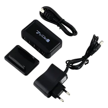 

High Speed New 7 Port USB 2.0 Hub Portable Perfect Travel USB Hub AC Adapter For Laptop PC Computer (EU Plug) Drop Shipping