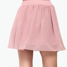 NDUCJSI Candy мини-юбка плиссе, юбки Лолита, тюль, повседневная, эластичная талия, складка, тонкая, розовая, черная, женская летняя шифоновая юбка