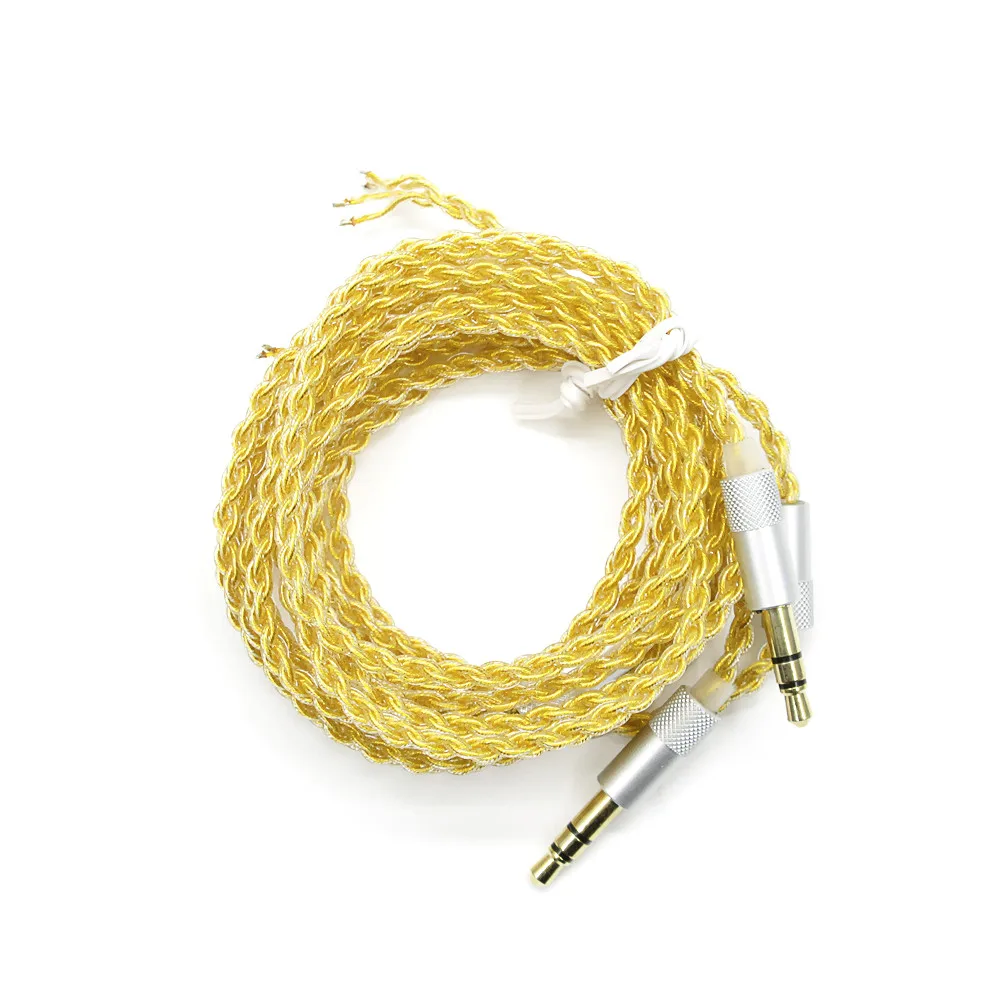 

FENGRU 4 shares single crystal copper plated silver Replacement wire Headset Wire DIY Earphone Maintenance Wire