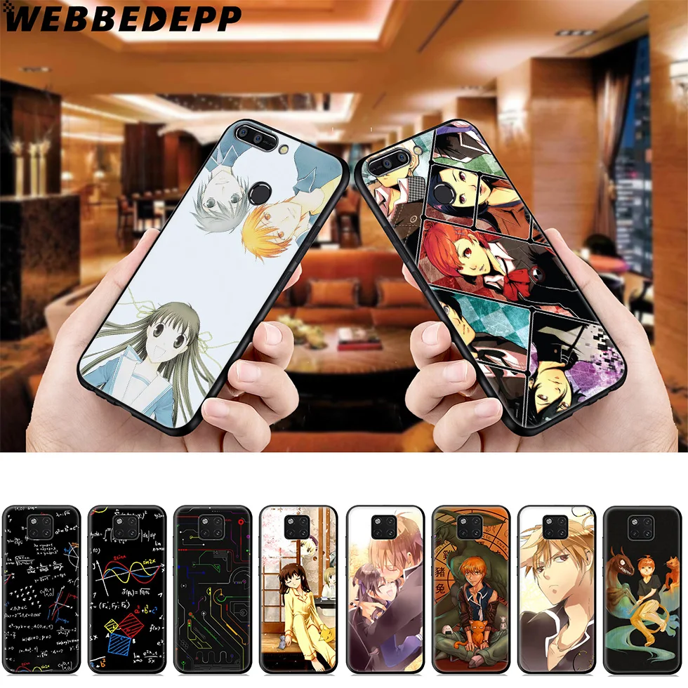 WEBBEDEPP аниме корзина с фруктами мягкий чехол для Huawei Mate Honor 20 6A 7A 7C 7X 8 9 9X 10 View Lite Pro 30 |