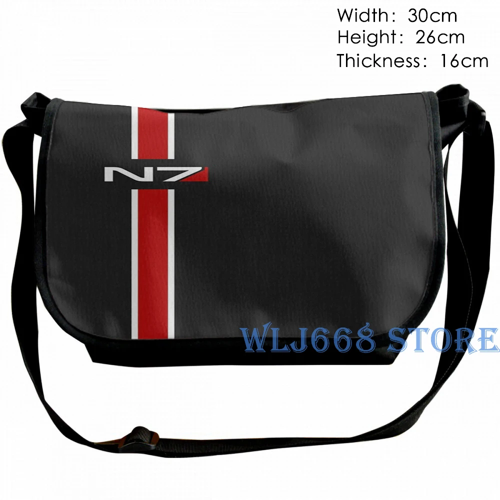 Женские сумки на плечо с забавным графическим принтом, эмблема N7, рюкзак на одно плечо для путешествий для мужчин, сумка для спортзала - Цвет: One Size