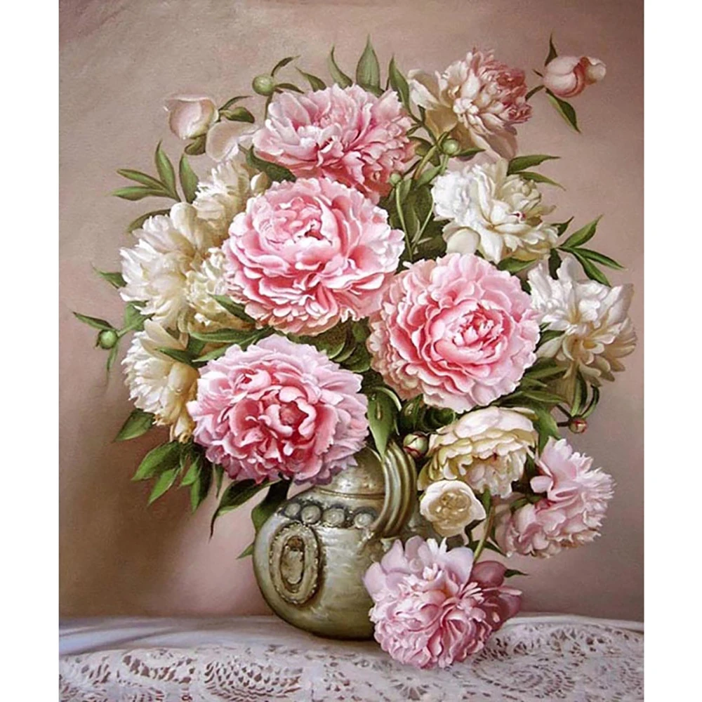 

Diamond Painting Full drill square/round Flower bouquet Mosaic DIY Diamond Painting Cross Stitch Embroidery Home Decor