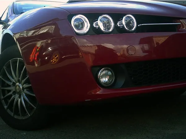  For Alfa Romeo Brera Spider 2005 2006 2007 2008-2011 Multi-color Led Angel Eyes Kit RGB Halo Rings  - 32985255774