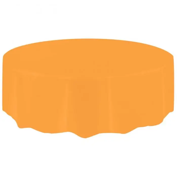 Новая пластиковая круглая скатерть для стола одноразовые вечерние домашние легкомоющаяся скатерть TE889