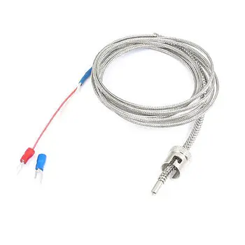 

0 to 500 Celsius 10mm x 4.5mm Probe Innerspring Thermocouple 2 Meters