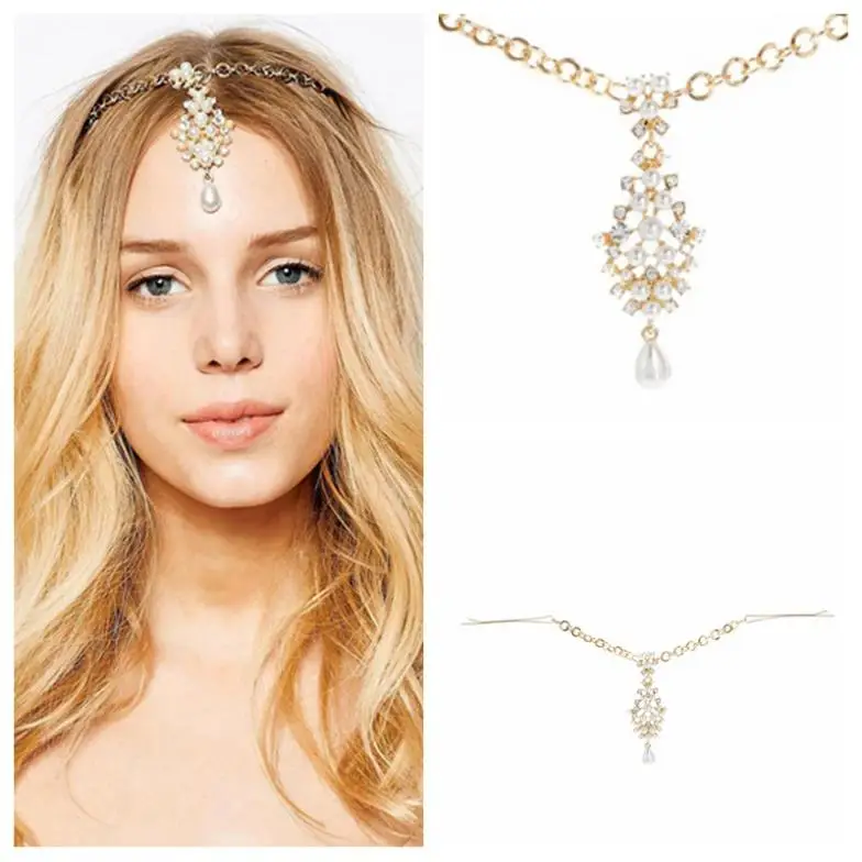 

24pcs/lot Woman's Jewelry Hairband Hairpin With Faux Pearls Crystals Hairwear Wedding Party Headdress Bridal Tuck Comb jt129