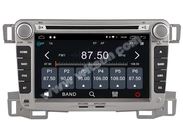 Top 7" Android 6.0 OS Special Car DVD for Chevrolet Sail 2009-2013 with Calling Function Support & Full Video Output Function 4