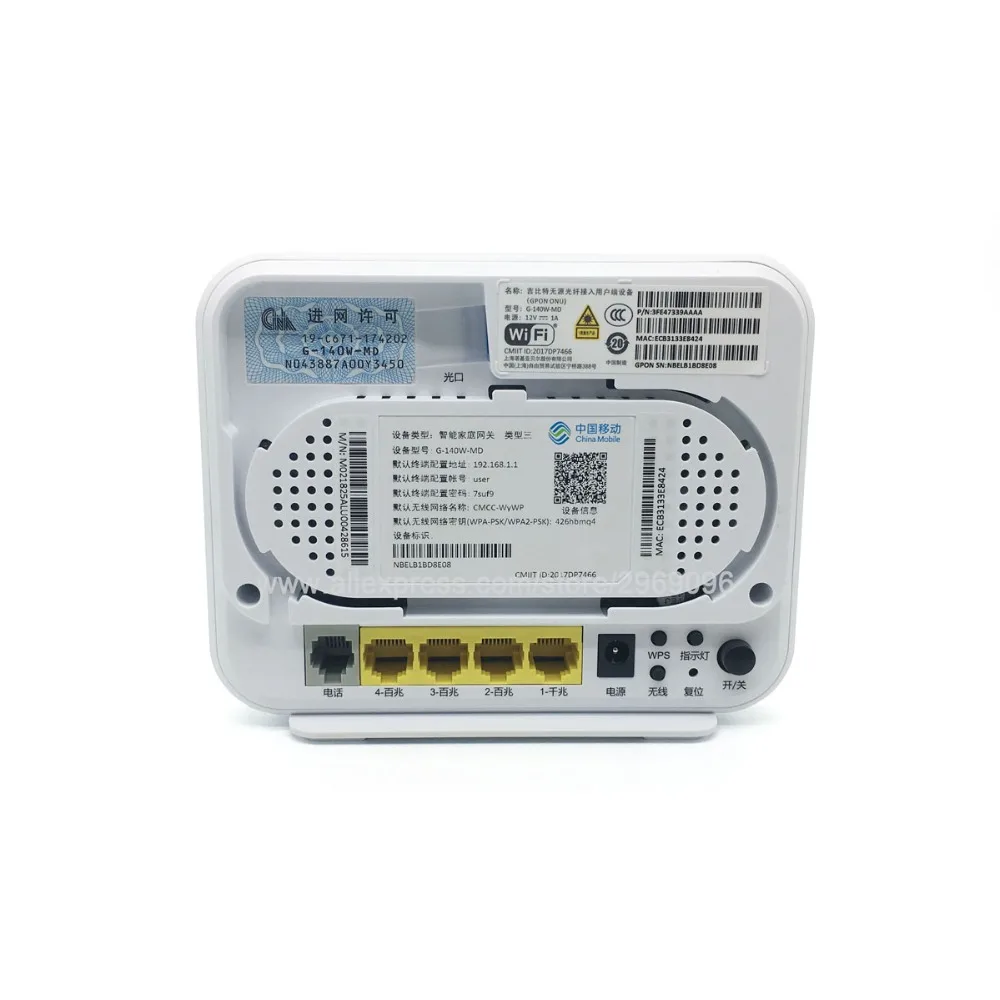 G 140W MD GPON ONU ONT HGU Router Mode 1GE + 3FE 1Tel Wifi USB такая же функция как HG8546M HG8346M HG8245H