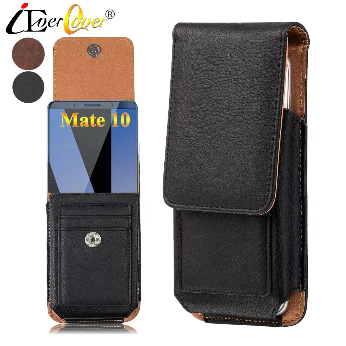 Funda De Teléfono De Cuero PU Para Huawei Mate 20 Pro Funda Abatible