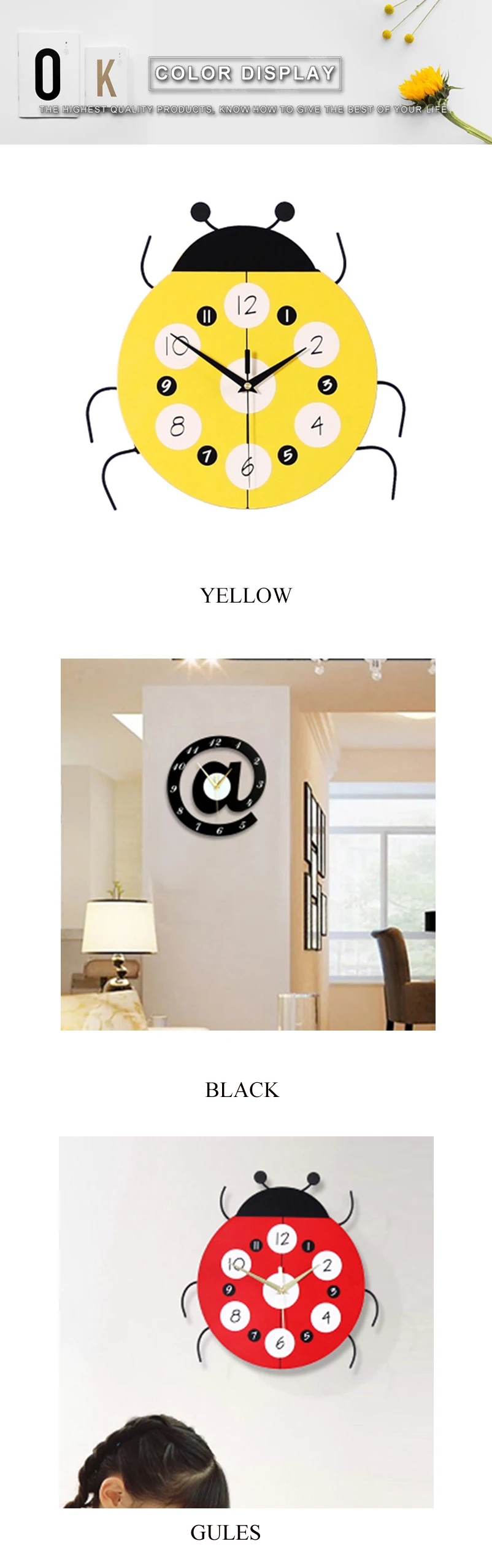  home dekor o clock kiss band clok clock on the wall vintage home decor kitchen sticker wall clocks wall clock modern design clocks for home decor wooden cuckoo clock steven universe queen (9)