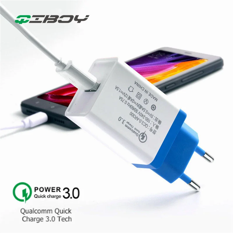 5V 3.5A Quick Charge 3.0 USB Fast Charger EU QC3.0 Wall Adapter Phone Chargers for iphone X Xiaomi Samsung S8 Huawei | Мобильные