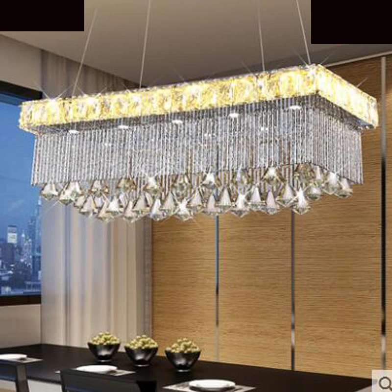 

Led restaurant chandelier creative bar table lamp modern minimalist suction dual lamp living room crystal lamp art ceiling lamp