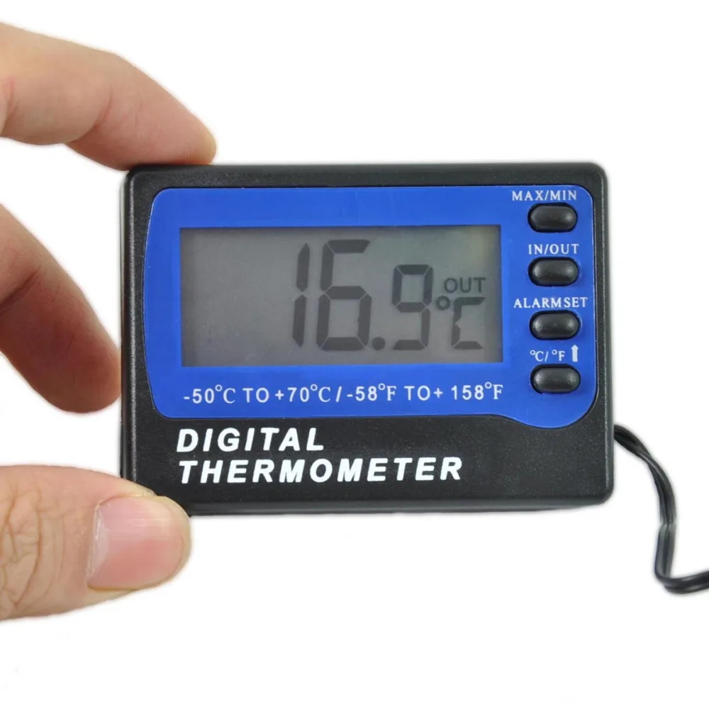 

T003 Indoor / Outdoor Household Fridge Refrigerator Freezer Digital Thermometer temperature meter Alarm TM803