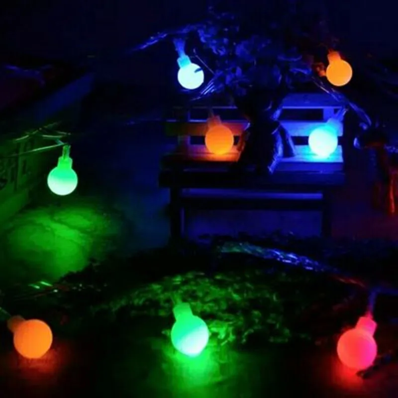 Luminaria 1 5 м 3 20 светодиодов вишневые шарики сказочные гирлянды на батарейках для