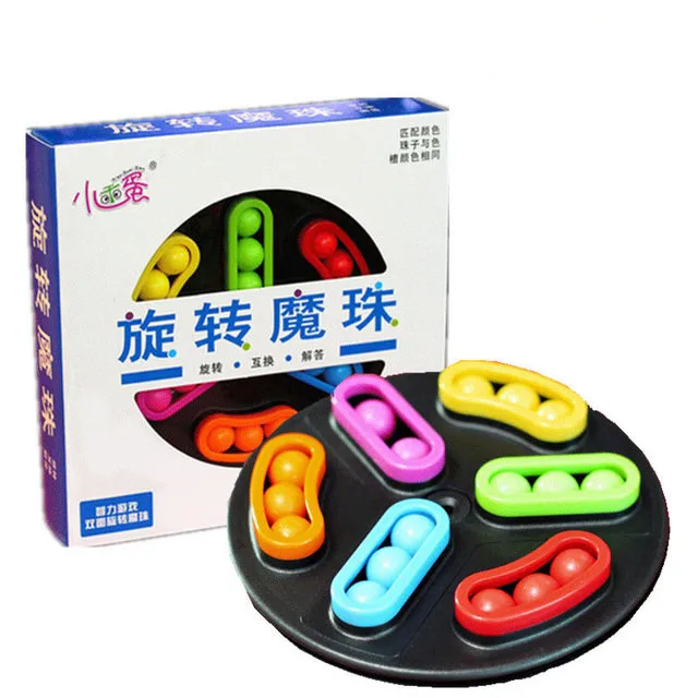 

Rotating Magic Bead Children's Education learning Space Thinking Discrimination Color Logic Exercise Intellectual strategy Game