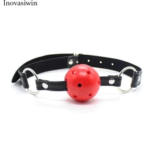 sex mouth gag in adult games gag ball in bondage gear slave collar for woman sex toys female mouth gag plug dog mouth cover