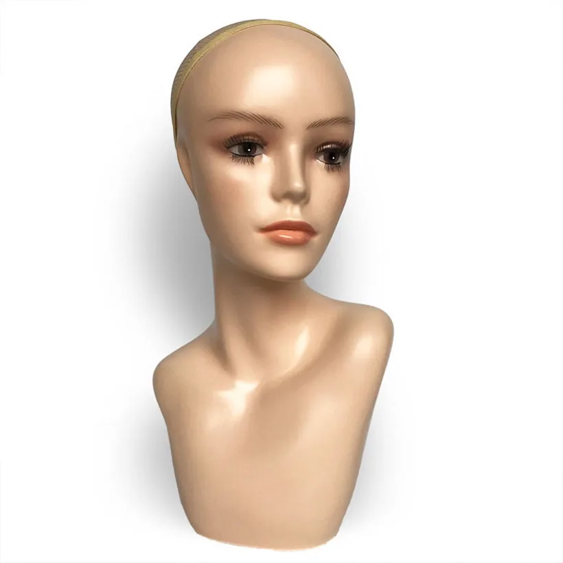 

New 1PC Woman Mannequins Manikin Head Hats Wig Mould Show Stand Model Mesh Wigs Skin