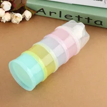 Сухое молоко Контейнер хранения 4 слоя Детские Дети формула миска для кормления малышей Кухня удобно для внешнего хранения продуктов детей