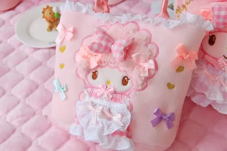 Высококачественная милая розовая сумка с бантом для девочек 2 стиля 1 шт