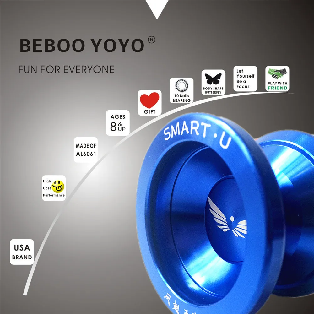 20 шт. шарикоподшипник Beboo YOYO S1/S3/S4/A6 обновленная версия сплава алюминия йо металла Профессиональный Auldey йо-йо игрушка