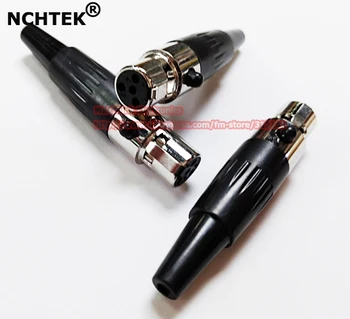 

NCHTEK Mini XLR 4Pin Female plug Audio Microphone Connector MIC Adapter/Free Shipping/20PCS